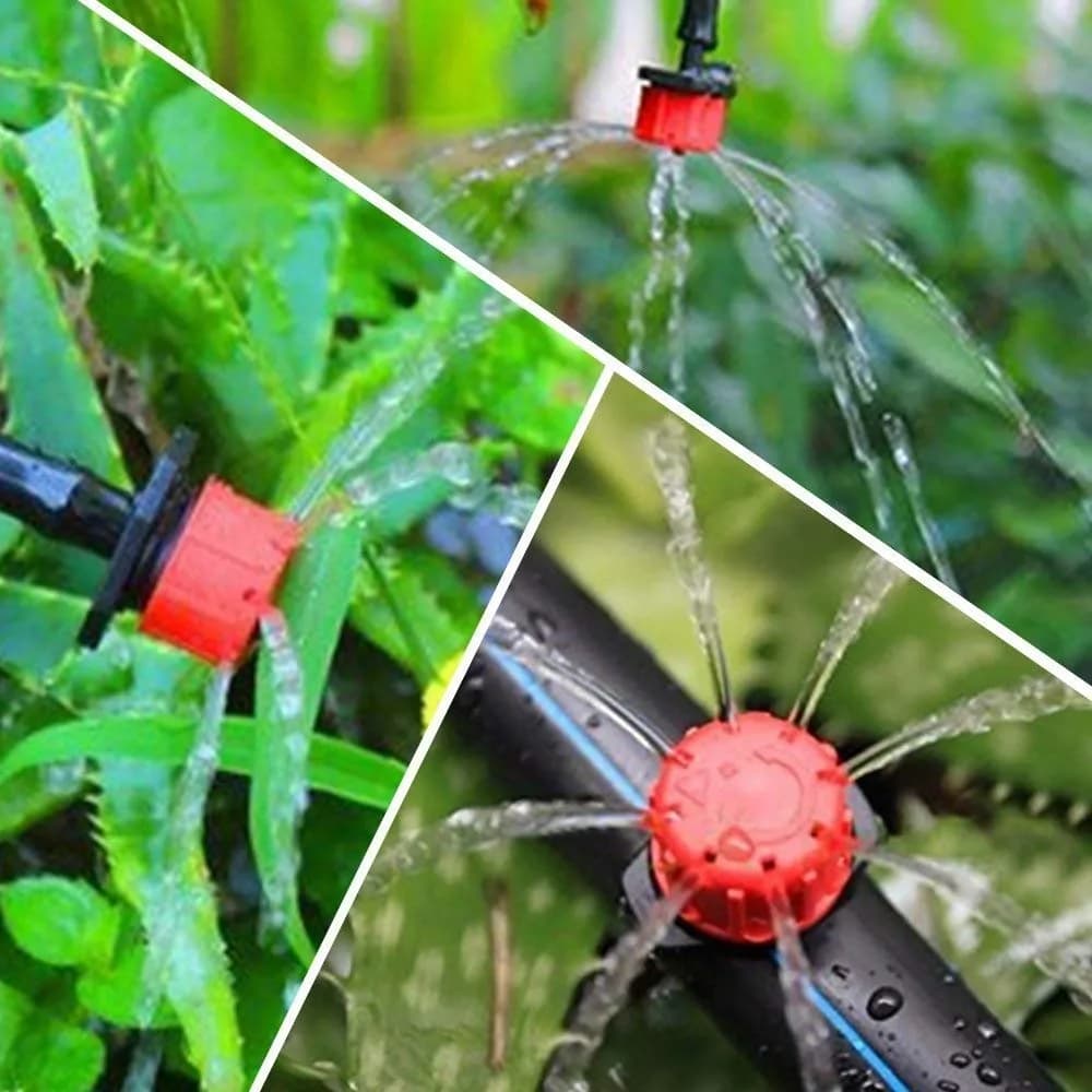 Vasudha Irrigation Adjustable Red Dripper 4mm For Drip Irrigation - Image 5