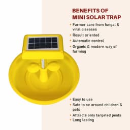 हेडो सोलर मिनी चार्जेबल कीट लाइट ट्रैप, सोलर कीट मारने वाला जाल उड़ने वाले कीटों के नियंत्रण के लिए 8