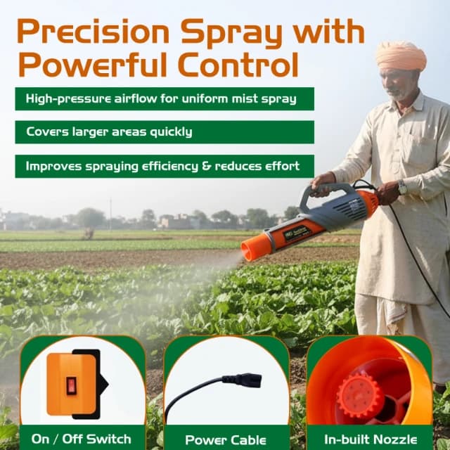 Pad Corp High Pressure Blower Gun, Mist Blower, Compatible With Battery Sprayer Capacity Minimum 12 Volt X 12 Amp, Without Belt. - Image 5
