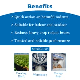 UPL Ratol Zinc Phosphide 80% Insecticide, Use for Rat Killer, Effective Control Against Field Rats, Mice And Other Harmful Rodents 4