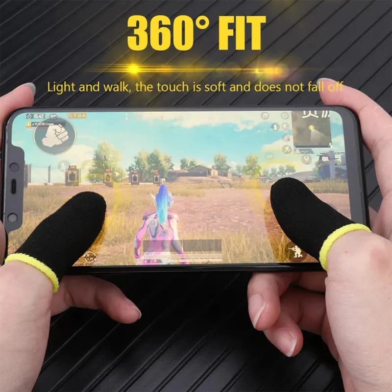 Thumb & Finger Sleeve for Mobile Game, Pubg, COD, Freefire (1 Pair) - Image 4