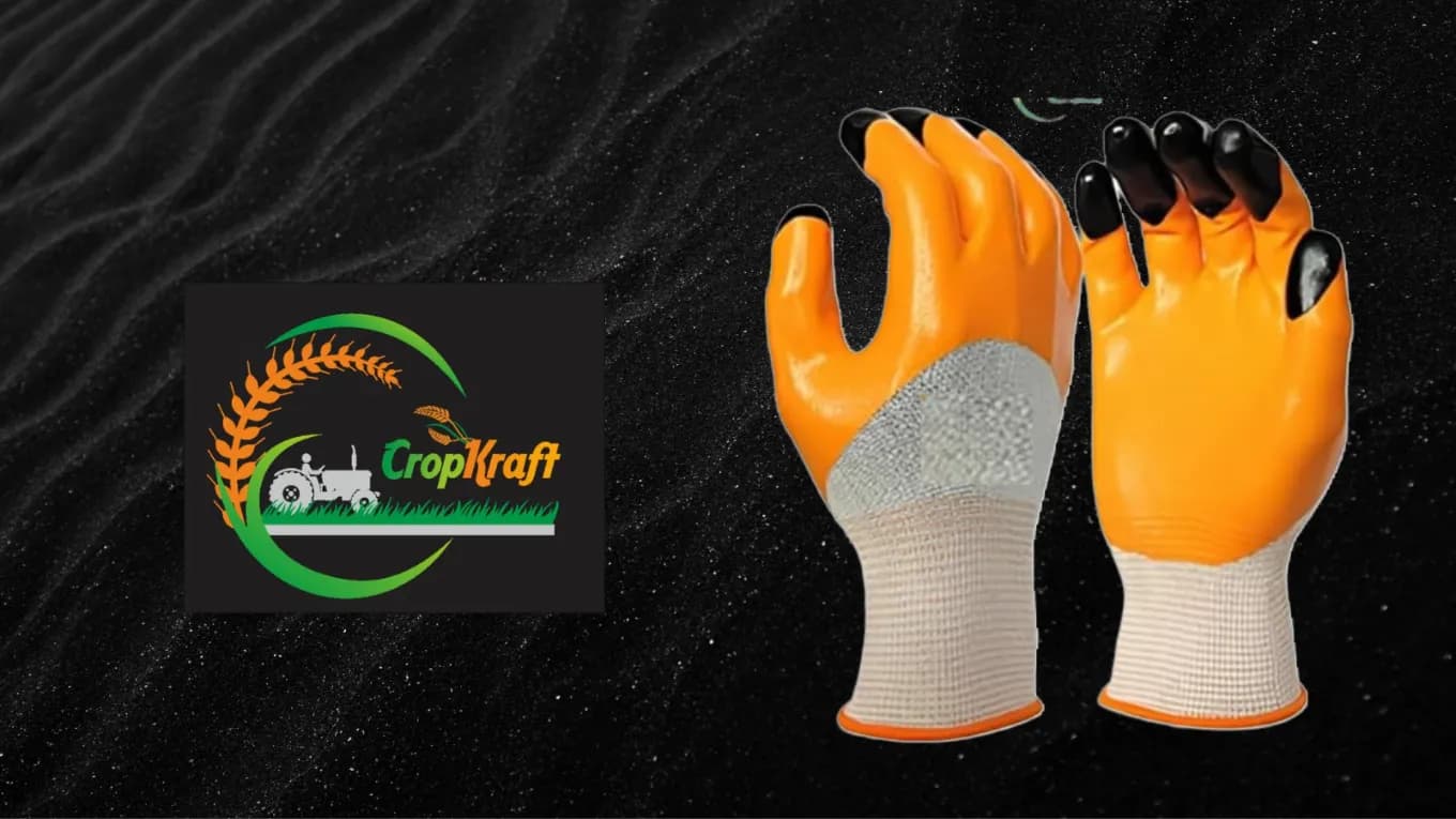 CropKraft Agriculture Gloves, Suitable For Outdoor Tasks Such As Farming, Gardening, Landscaping, Tree Pruning, Etc. - Image 7