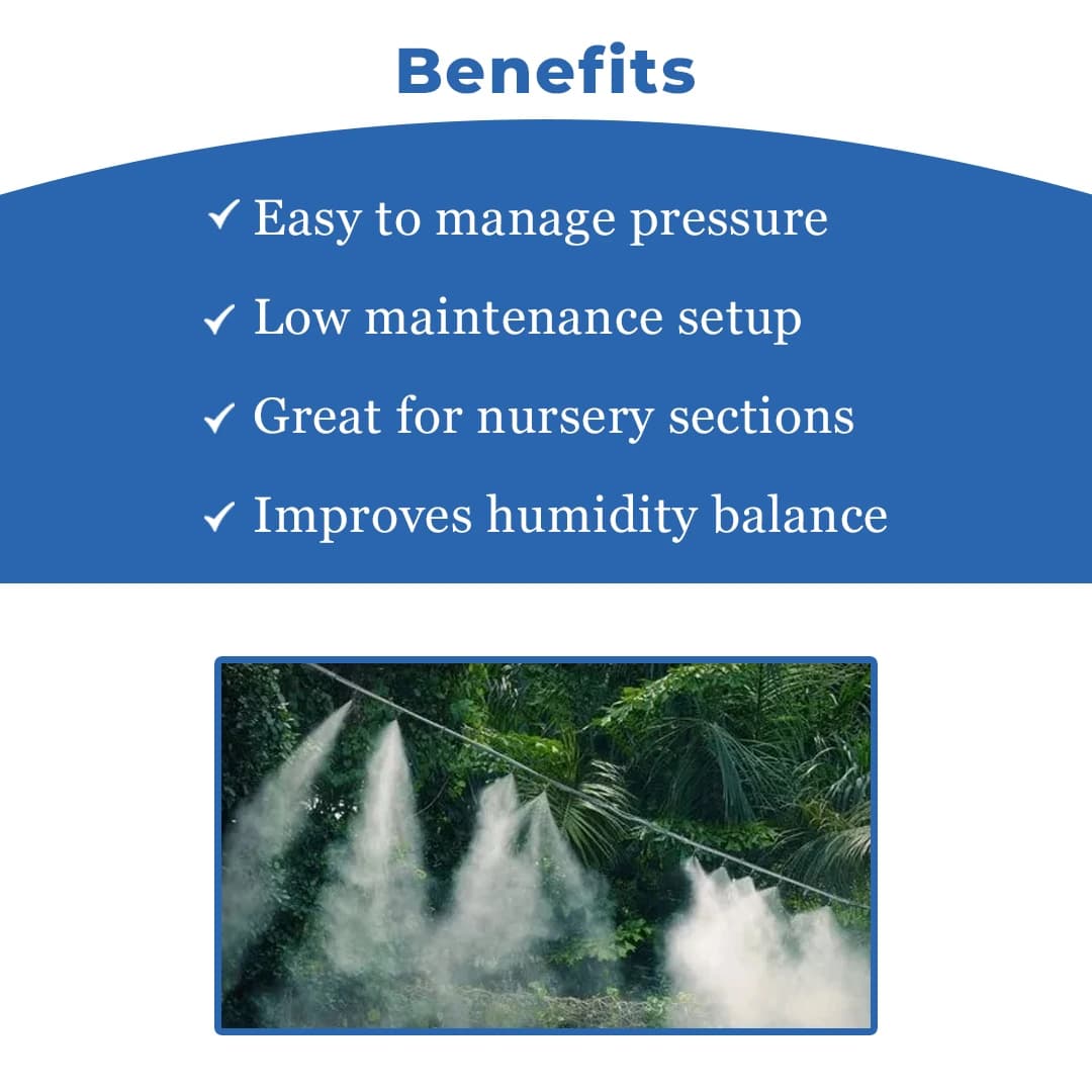 Siddhi Fogger Kit, 75 Ft Pipe, Brass Nozzles With Timer, Filter And Other Accessories, Suitable For Patio Misting, Greenhouse, Backyard - Image 4