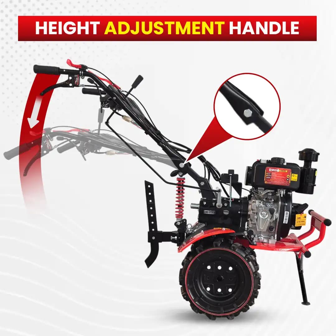 Balwaan BP-850E Black Bull Power Weeder - 247cc, 4 Stroke - Image 7