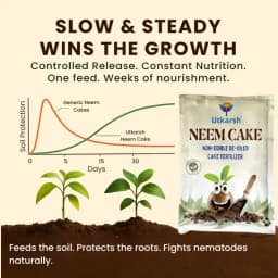 Utkarsh Neem Cake Organic Fertilizer, Soil Conditioner And Natural Pest Repellent For Healthier Plants 3