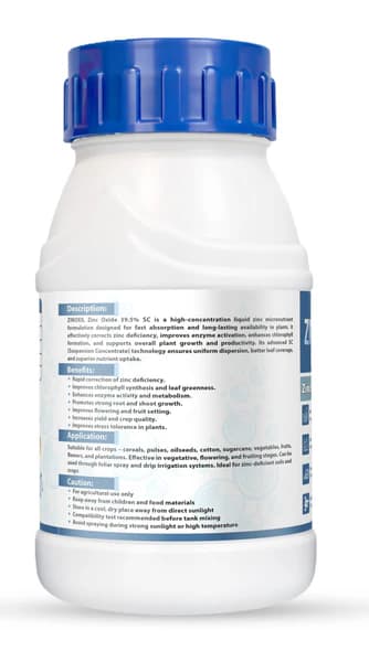 Annadata Zinoxil Zinc Oxide 39.5% SC Micronutrient Fertilizer - Image 2