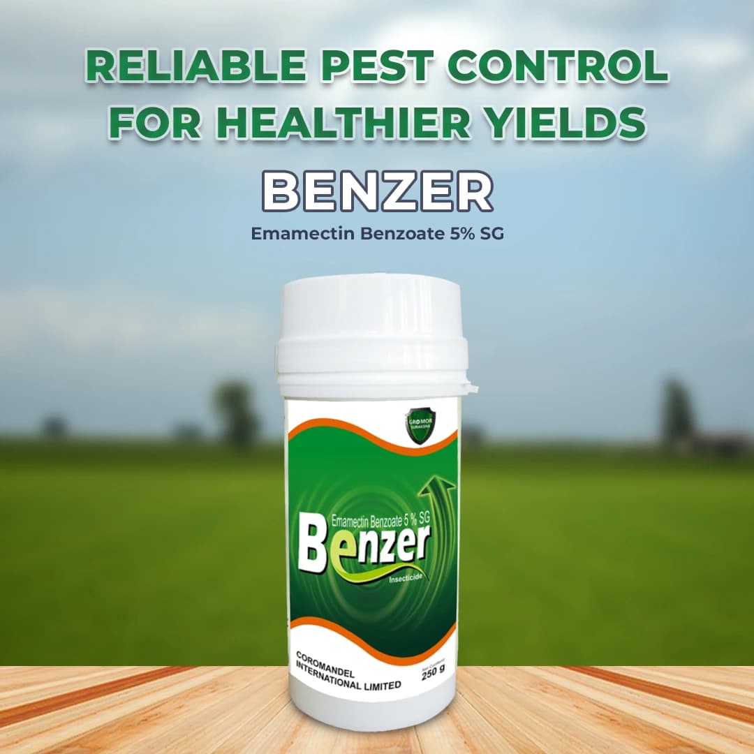 Coromandel Benzer - Emamectin Benzoate 5% SG Insecticides, For Controlling Fruit & Shoot Borer, Thrips, Mites - Image 2