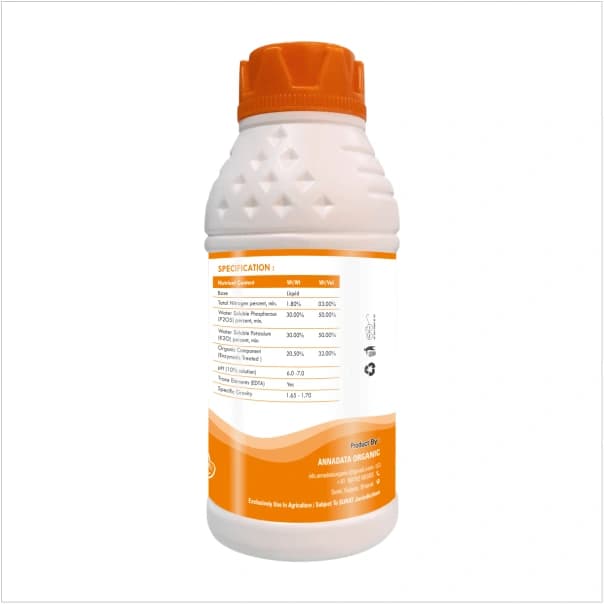 Annadata Ferticon Liquid NPK 10:34:00 High Phosphorus Crop Fertilizer - Image 3