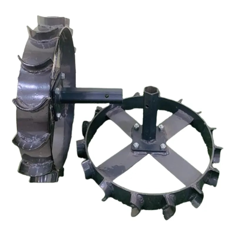AJ Kisan Surya Heavy Duty 16 inch Iron Wheel For 5 to 12 HP Petrol Power Tiller (2 Pcs)