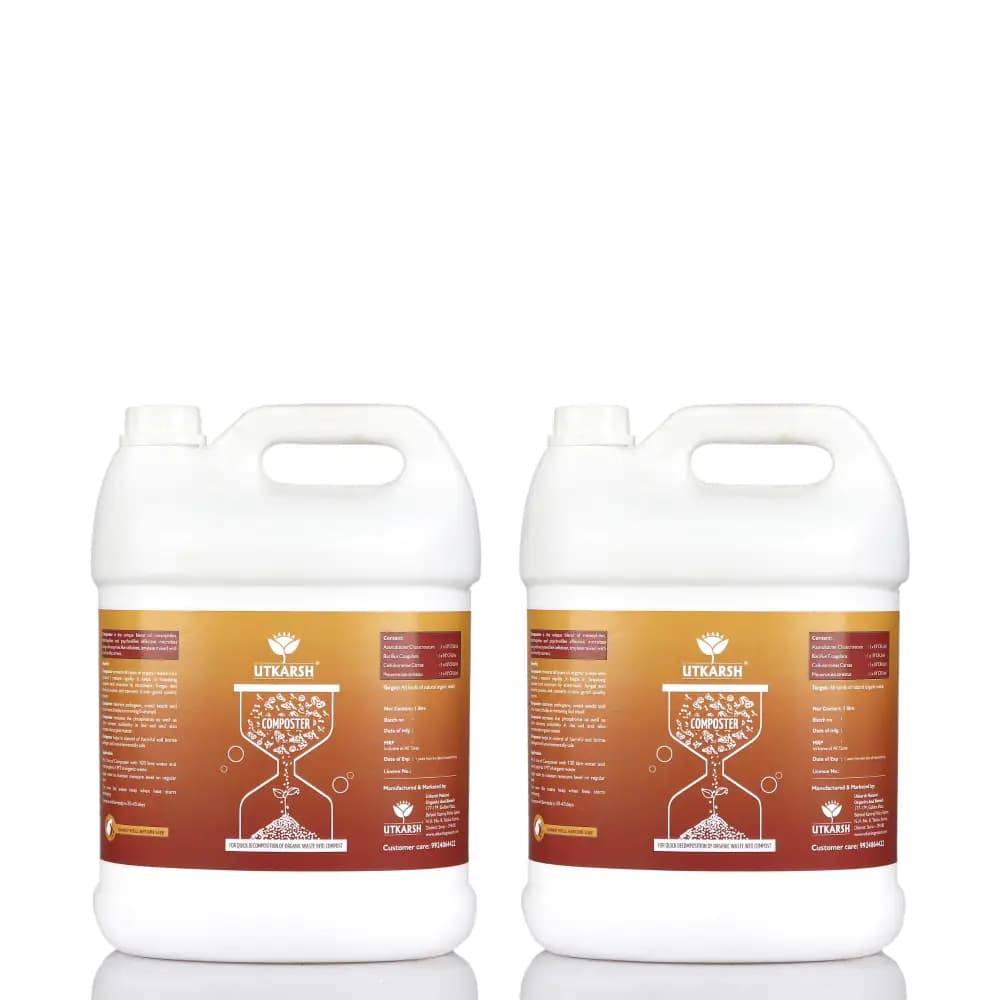 Utkarsh Composter-L (Quick Decomposition Of Organic Waste Into Compost) Waste Decomposer, Accelerate Decomposition of Kitchen, Garden Waste - Image 4