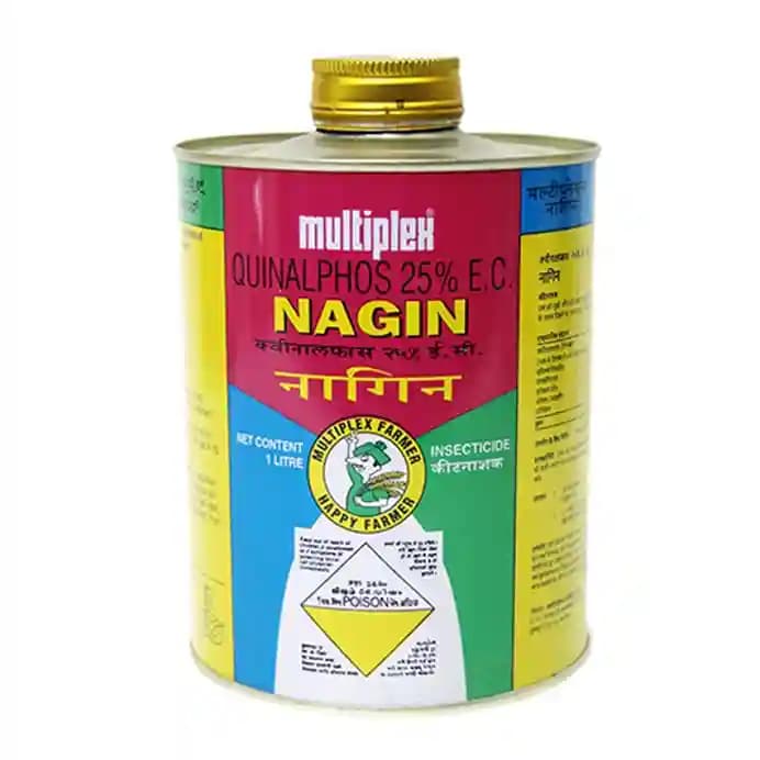 Multiplex Nagin Quinalphos 25% Ec Insecticide, Organophosphate Insecticide With Contact And Stomach Action - Image 1