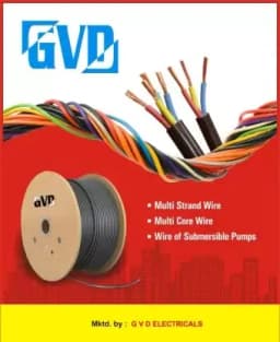 GVD Blue Single Core FR PVC Flexible Insulated Copper Wire For Agriculture, Home, Domestic & Industrial Use 4