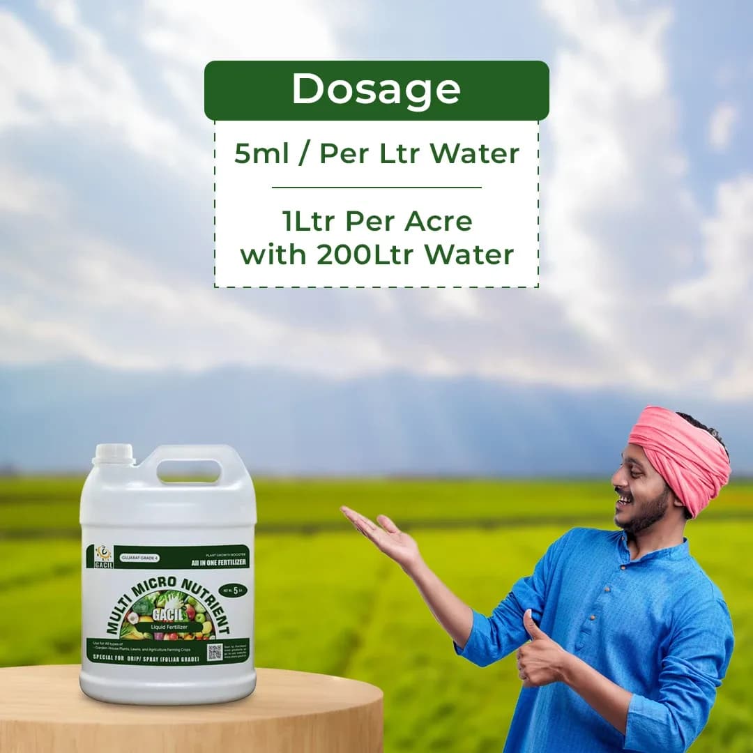 Micronutrient Mixture Liquid Fertilizer Faster Growth Promoter For Garden Plants & Farming Crops - Image 5