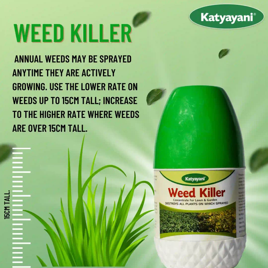 Katyayani Weed Killer Liquid For Lawn And Garden , Used for Removes Unwanted Plants Weeds , Available as Liquid. - Image 3