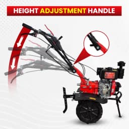 Balwaan BP-850 5.5 HP Diesel Power Weeder, 247CC, 32 Blades, 4-Stroke Engine, Easy Start Mechanism 7