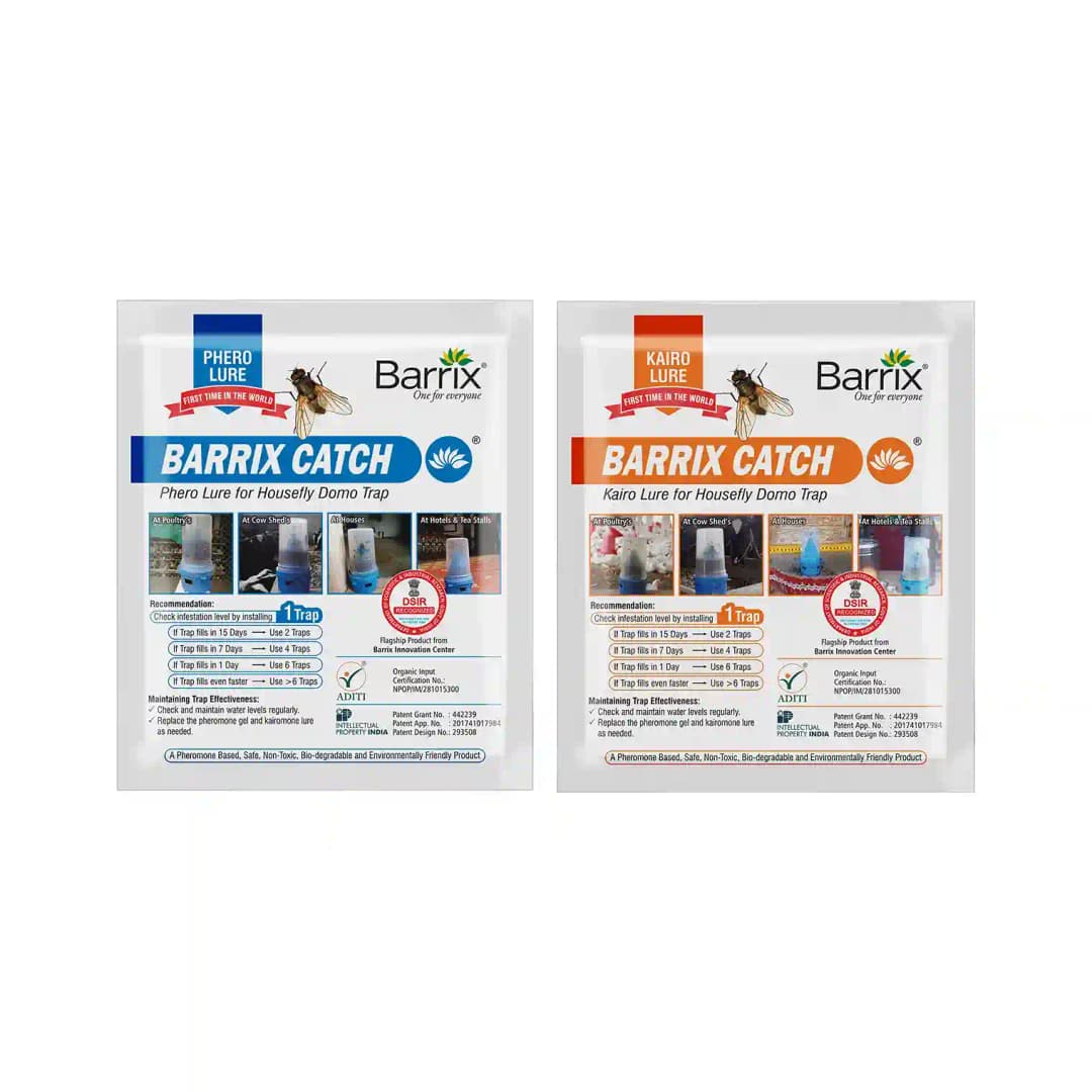 Barrix House Fly Domo Trap With Combo Of Kairo And Phreo Lure, Best For Housefly, Highly Pure Para-Pheromones, Toxic Free Lure. - Image 8