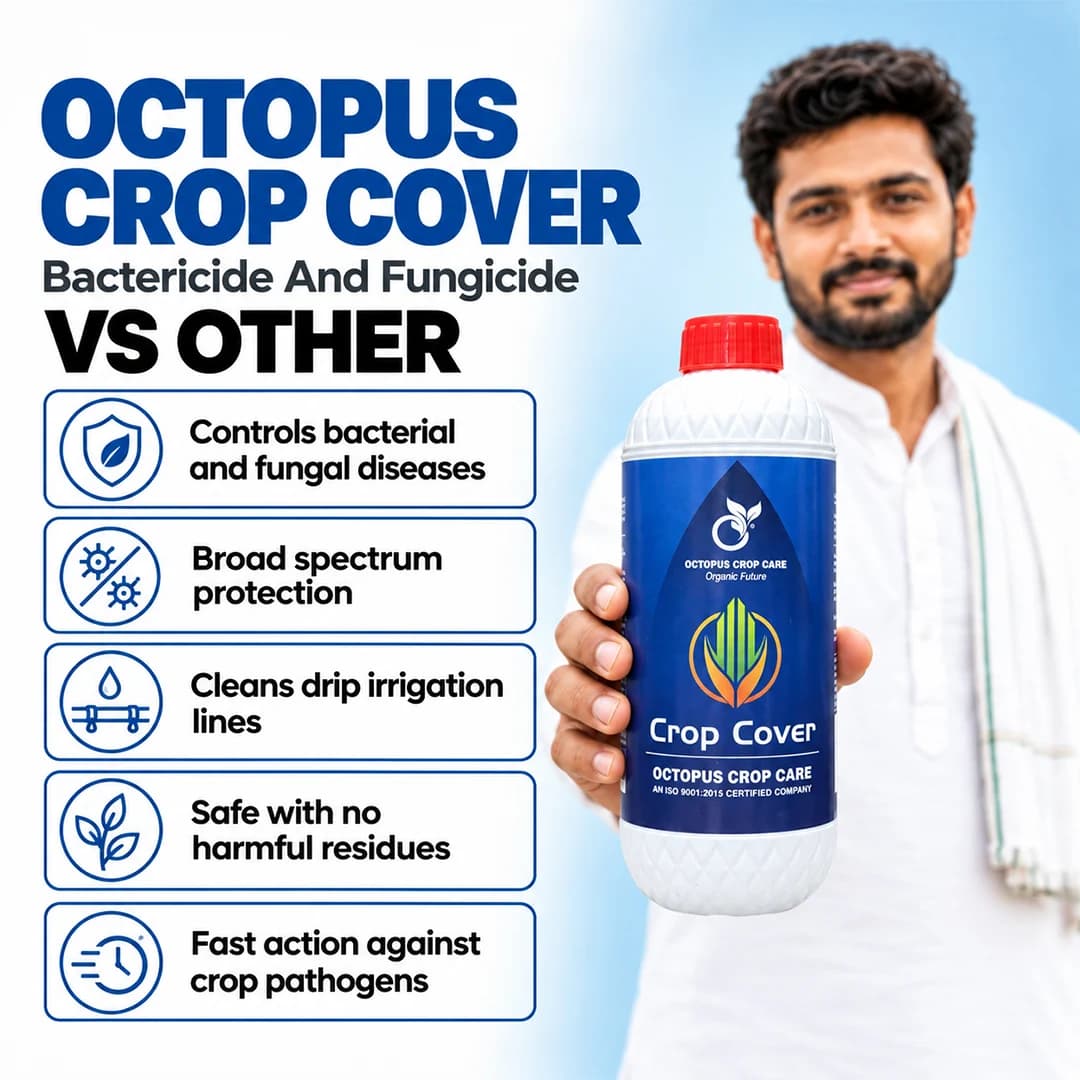 Octopus Crop Cover Fungicide - Hydrogen Peroxide + Nano Silver - Image 3