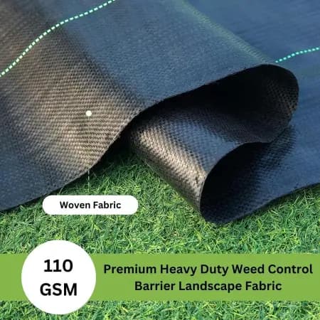 Singhal 110 GSM Weed Mat 1.5m Wide Landscape Fabric For Farming & Gardening - Image 2