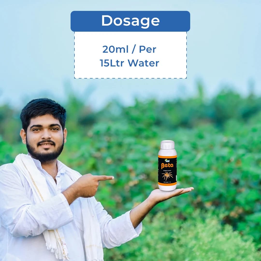 बीटा - थ्रिप्स और माइट्स के लिए जैव और पर्यावरण अनुकूल उपाय, उन्नत जैव प्रौद्योगिकी पर आधारित, सभी कृषि फसलों के लिए विशेष उपयोगी. - Image 5