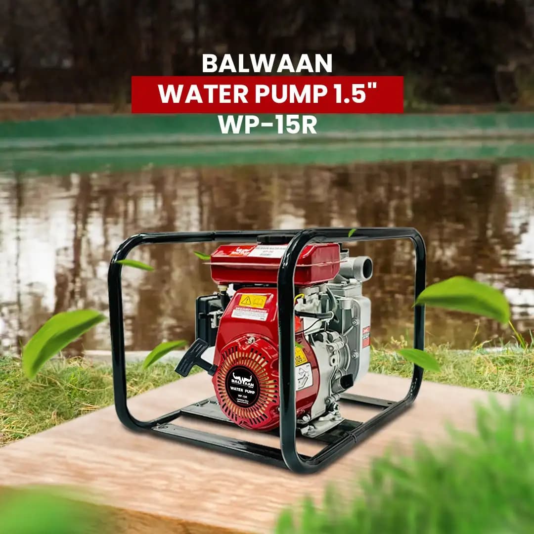 Balwaan WP-15R Water Pump - 1.5 Inch Outlet, 98cc, 4 Stroke - Image 7