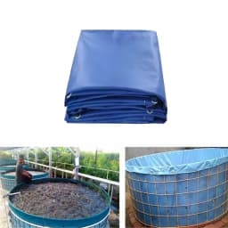 Z N Global Nation 850 GSM Round PVC Coated Tarpaulin For Biofloc Fish Tank For Aqua Farming 7