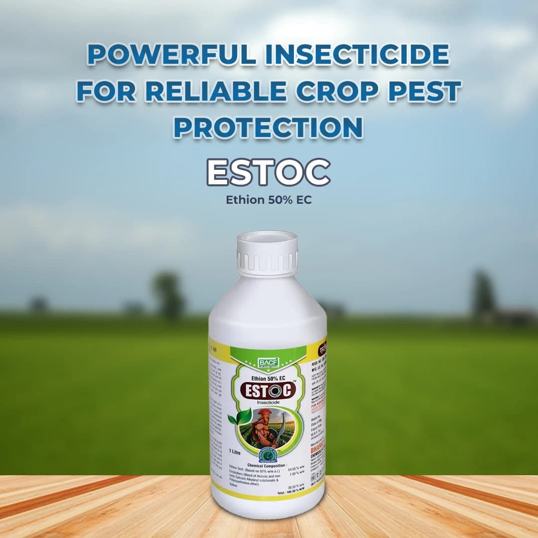 बीएसीएफ एस्टोक - एथियन 50% ईसी. फफूंदनाशक, थ्रिप्स, माहूँ, पोस्ट और निर्माण पूर्व दीमक उपचार के विरुद्ध प्रभावी. - Image 2