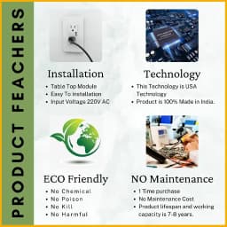 Earth Innovation Ultrasonic Rat and Rodent Pest Repellent Device for Rat, Rodent, Mouse, Squirrel. Can be Use for Home, Office, Kitchen, Store Room 13