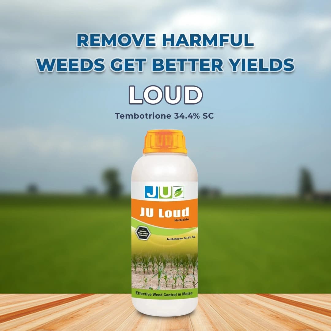 JU Loud Tembotrione 34.4% SC Herbicide, Post-Emergence, Effective Broadleaf & Grass Weeds Control In Maize - Image 3