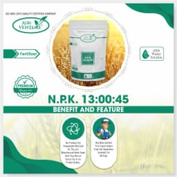 Agriventure NPK 13:00:45 Imported 100% Water Soluble Drip Fertilizer, Suitable for All Crops 2
