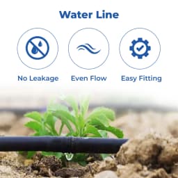 Siddhi Drip Irrigation Pipe 4mm (100 Meter Length) For Home Garden, Feeder Line Pipe. 3