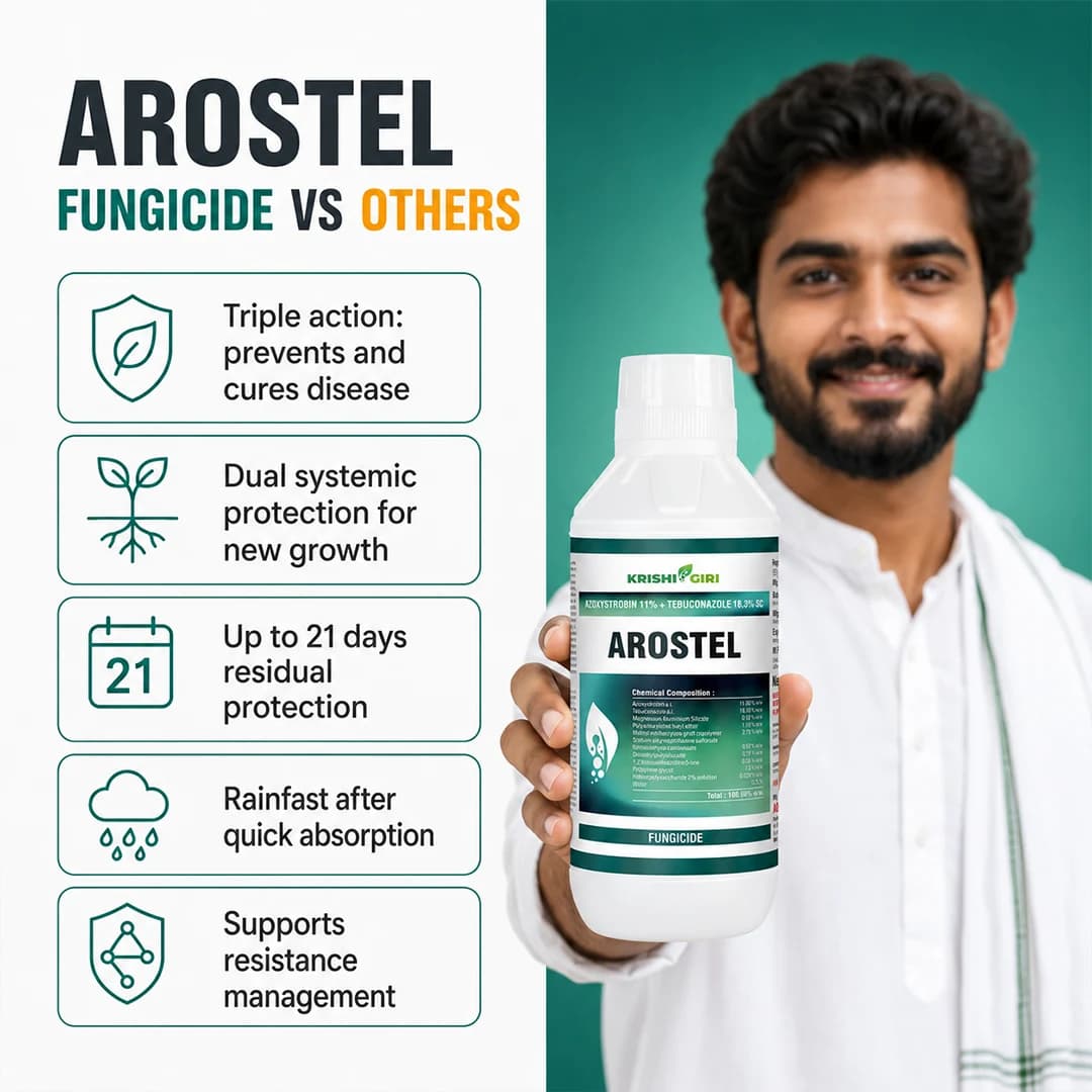 Arostel Fungicide - Azoxystrobin 11% + Tebuconazole 18.3% SC - Image 3