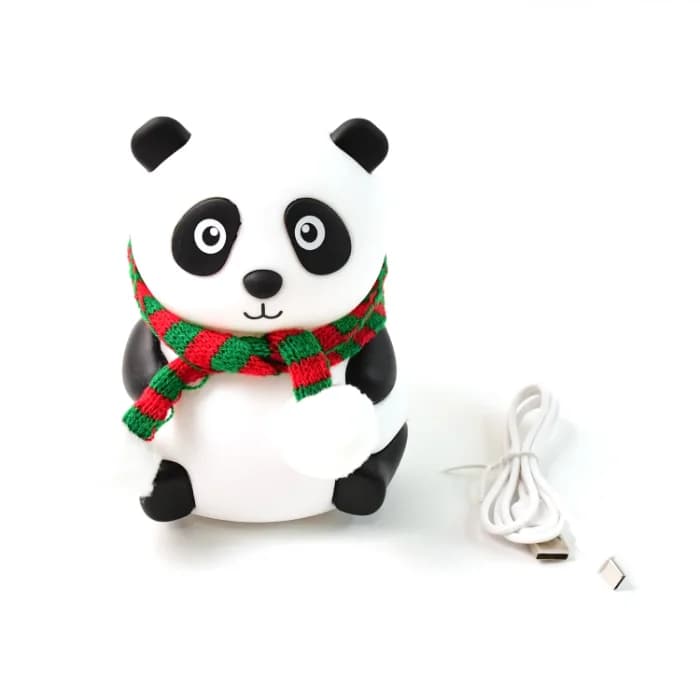 Panda 7 Color LED Silicone Touch Lamp, Rechargeable, Night Light For Kids Room - Image 4
