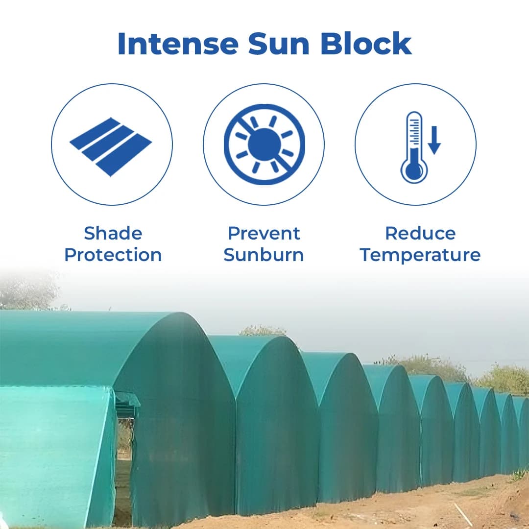 Anil Packaging Garden Shade Net 90% Shade, Sun Protected, UV Stabilized Material - Image 3
