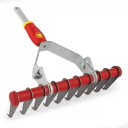 वोल्फ गार्टन पेंडुलम स्कैरिफायर (UG-M3) 30 सेमी - मल्टी स्टार स्कैरिफाइंग रेक, बिना हैंडल के, घरेलू बागवानी और छोटे खेतों के लिए उपयोगी 4