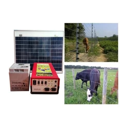 Siddhi 13kV Solar Zatka Machine With Solar Panel, Battery Insulator, Fence And Wire For 100 Bigha - Image 3