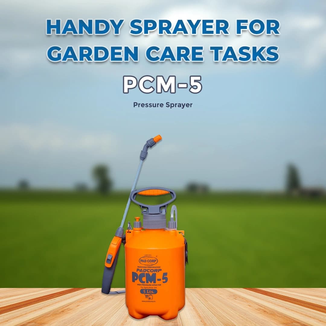 Pad Corp PCM-5 High Pressure 5 L Sprayer, Perfect for Plants, Gardening, Cleaning, and Sanitizing, Light and Versatile - Image 2