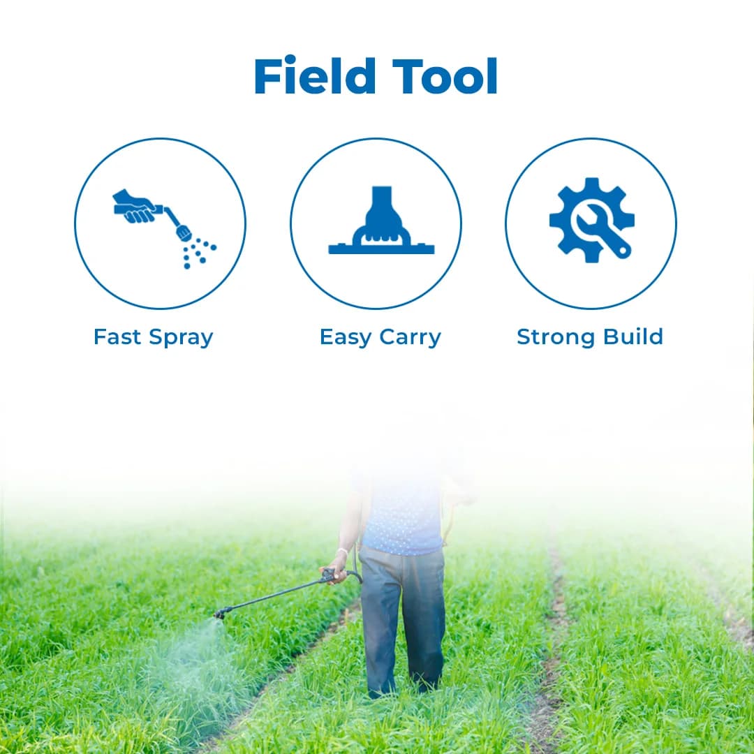 Pad Corp Lithium-Ion Double Bull 12 V X 14 Amp, Double Motor Sprayer, 18 Ltr Tank Capacity, 1.7 Ah Fast Charger, Free 9 Watt Led Bulb - Image 3