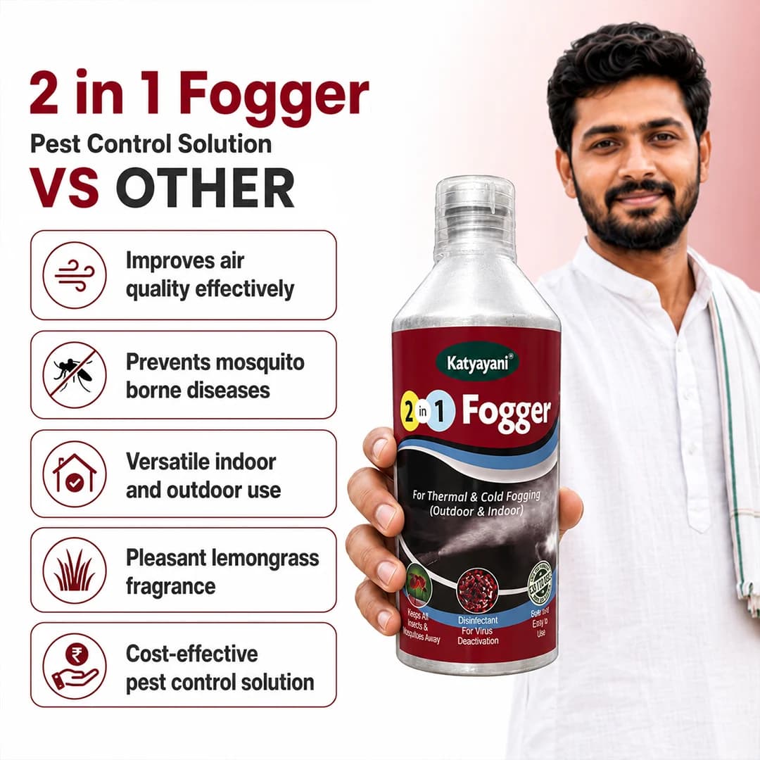 Katyayani 2 In 1 Fogger Outdoor & Indoor Fogging Effective for Mosquito & Other Flying Pest Control Best for Home Terrace Garden - Image 7