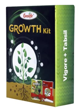 Geolife Growth Kit 450GM (Vigore 250gms + Tabsil 200gms), 100% Water-Soluble 2