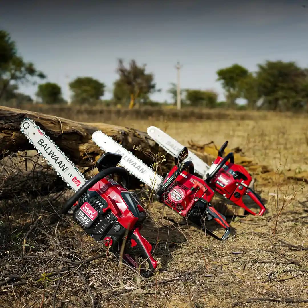 Balwaan 18 Inches BS-680 Ultimate Chainsaw with 68CC Engine, Petrol Operated, 1 Year Warranty - Image 8