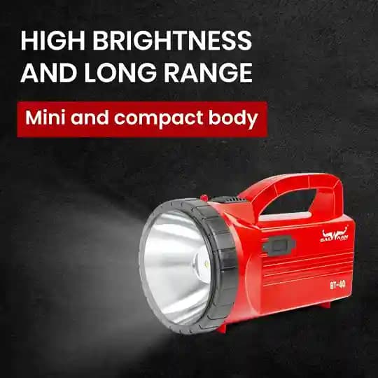 Balwaan Bhoomi Shakti (BT 40) Flashlight Torch, Use For Agricultural Activities, Outdoor Activities And Home - Image 6