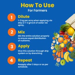 Utkarsh ZinGap (Zinc- Zn 12% EDTA Chelated) (100% Water Soluble Foliar Spray), Used To Increase Yield & Quality of Crops. 5