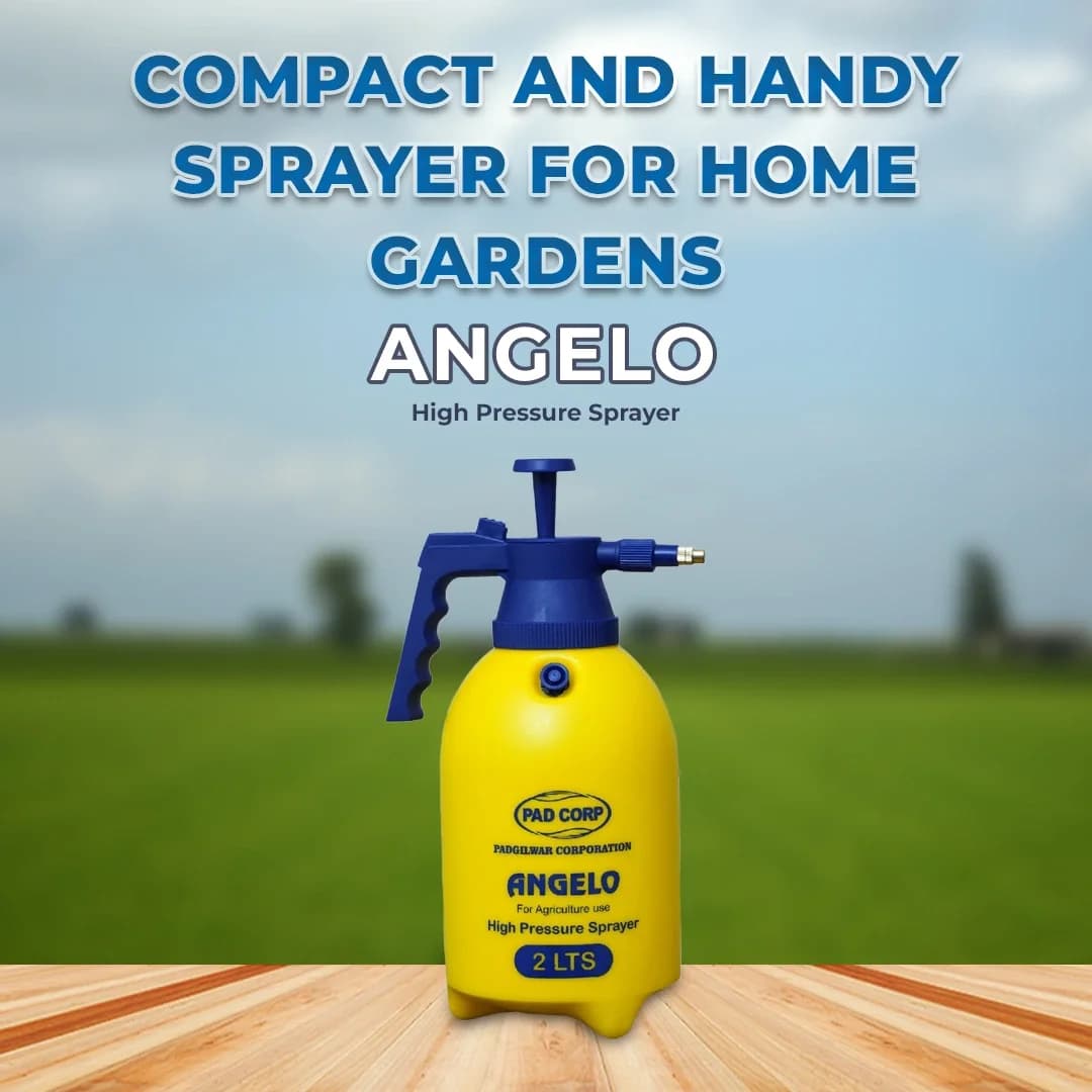 PAD CORP - Angelo High Pressure Spray Pump 2 Liter, Strong And Sturdy Plastic Spray Pump For Gardening, Pressure Sprayer for Home Gardening, Easy to Use - Image 2