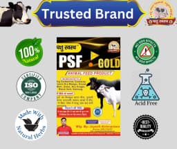 PASHU SVASTH PSF GOLD FANKI-A, Complete Animal Health Supplement Made From Traditional Herbs 6