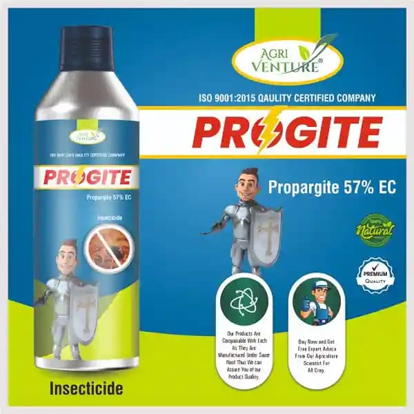 Agriventure PROGITE Propargite 57% EC Insecticide, Use for Brinjal, Chilli, Apple, and Tea - Image 2