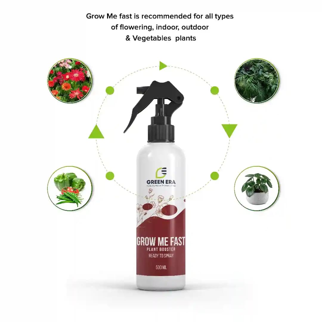 Green Era Grow Me Fast Plant Growth Booster For Fruiting And Flowering, Ready to use Liquid Spray - Image 4