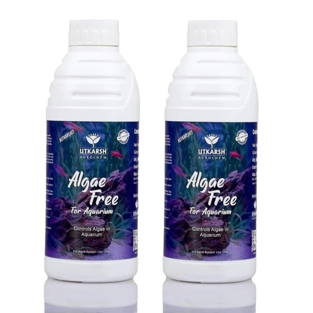 Utkarsh Algae Free For Aquarium Tank Liquid, Algae Scraper, Algae Cleaner, For Fish Tank Algae Remover - Image 7