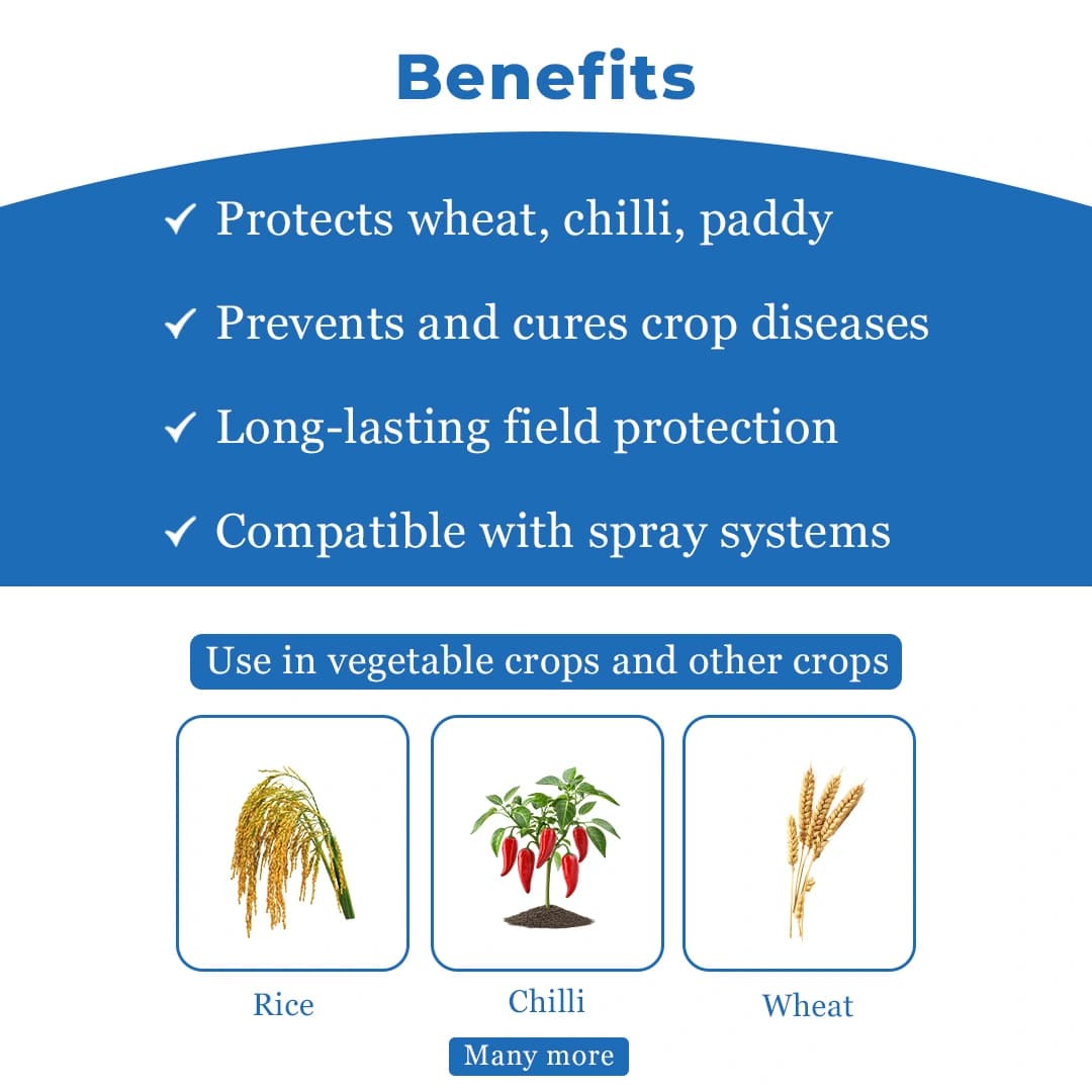 UPL SAAFILIZER Carbendazim 12% + Mancozeb 63% WP, Best Fungicide for all Fungal Problems - Image 4