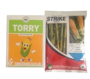 Torry + Strike Maize Suraksha Combo (57.5ml Torry & 200ml Torry Surfactant + Strike 250 gm) Special Treatment to Control Weeds In Maize