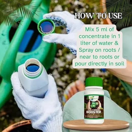 Vikalp Soil Carbon Booster, Humic Acid Liquid Soil Application Fertilizer, 10% Humic Acid, 5% Amino Acid, 3% Seaweed Extract, and 1% Plant Extract - Image 9